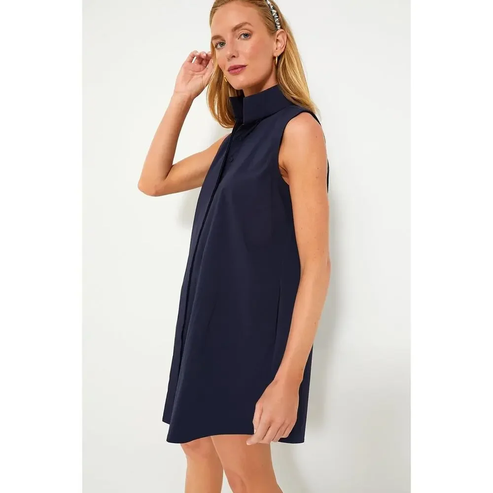 TUCKERNUCK Navy Sleeveless Charlie Dress Size S NWT Retail $128 Tuckernuck - Picture 6 of 8